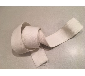 Cadet  Web Belt ,2" White Webbing Only #146