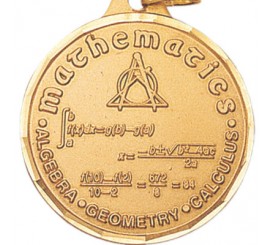 1 1/4 inch Mathematics Medal E9006