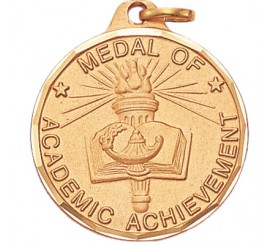 1 1/4 inch Medal of Academic Achievement E9984G