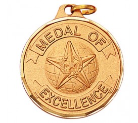 1 1/4 inch Medal of Excellence E9988G