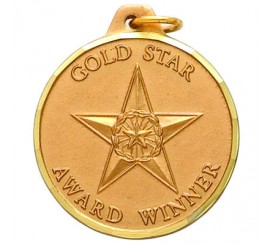 1 1/4 inch Gold Star Award E9990G