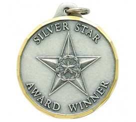 1 1/4 inch Silver Star Award E9994S