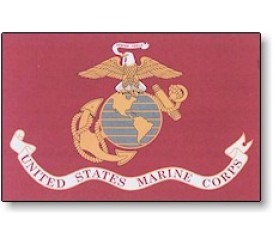 Indoor/Parade US Marine Corps Flag # 7711D