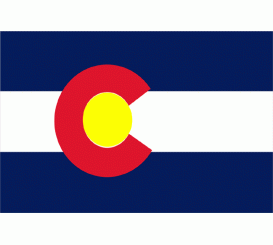Colorado State Flag Indoor/Parade