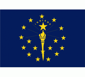Indiana State Flag Outdoor