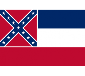 Mississippi State Flag Outdoor