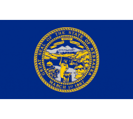 Nebraska State Flag Indoor/Parade