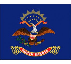 North Dakota State Flag Indoor/Parade 