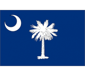 South Carolina State Flag Indoor/Parade
