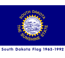 South Dakota State Flag Indoor/Parade