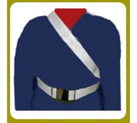 West Point Web Cadet Belt & Buckle With One Shoulder Strap.#140