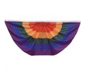 Rainbow Pleated Full Fan.