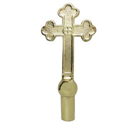 Church Cross Pole Ornaments #55AA
